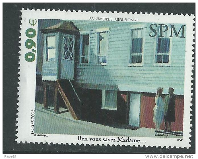St Pierre Et Miquelon N° 856 XX Expressions Locales " Ben Vous Svez Madame" Sans Charnière,TB - Used Stamps