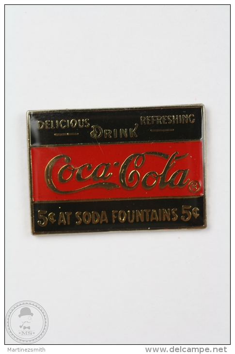 Soda Fountains - Coca Cola - Pin Badge #PLS - Coca-Cola