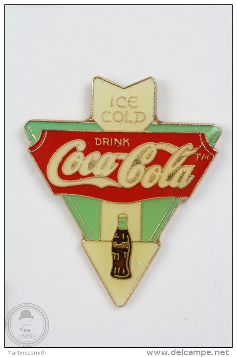 Ice Cold Coca Cola - Advertising Pin Badge #PLS - Coca-Cola
