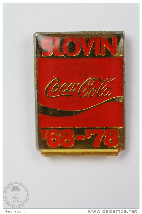 Slovin ´68 - ´78 - Coca Cola - Advertising Pin Badge #PLS - Coca-Cola