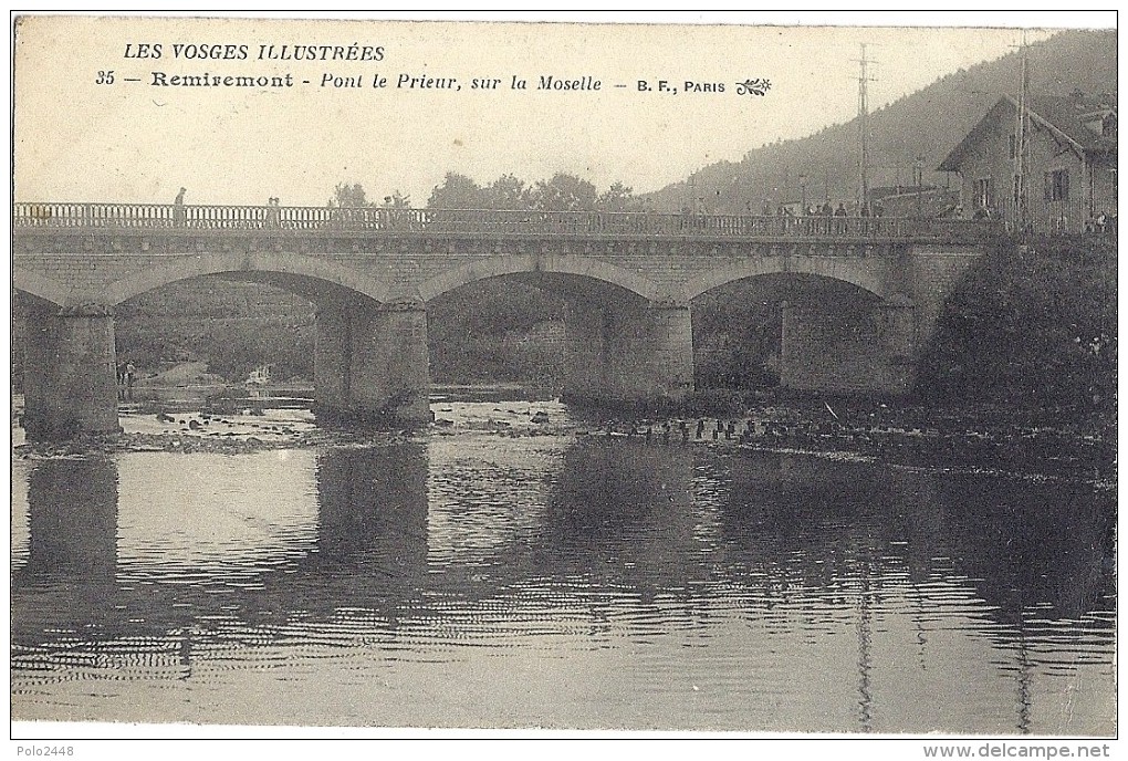 Cpa - Remiremont - Pont Le Prieur, Sur La Moselle   (en L´état ) - Remiremont