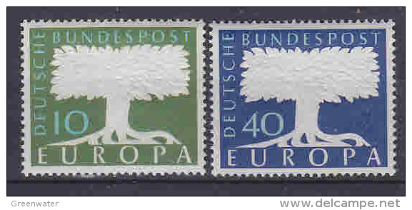 Europa Cept 1957 Germany 2v ** Mnh (14543) - 1957