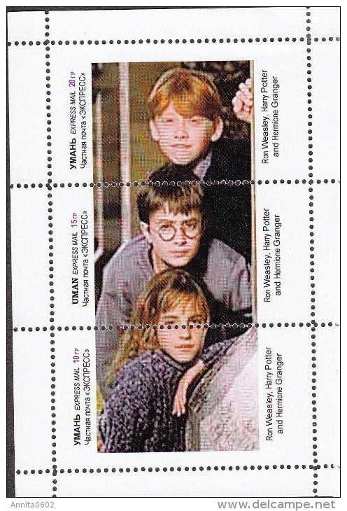 Fantasy Label Actor Harry Potter Cinema 6 Small Sheets - Fantasie Vignetten