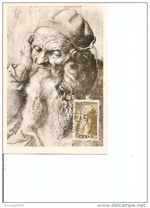 Sarre -Peintures -Durer ( CM De 1955 à Voir) - Cartoline Maximum