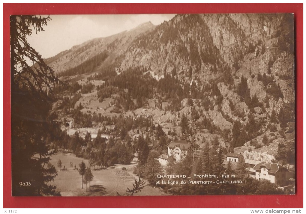 CTET-11 Le Châtelard  Frontière Et Ligne Martigny-Chamonix.    Non Circulé  Perrochet - Martigny