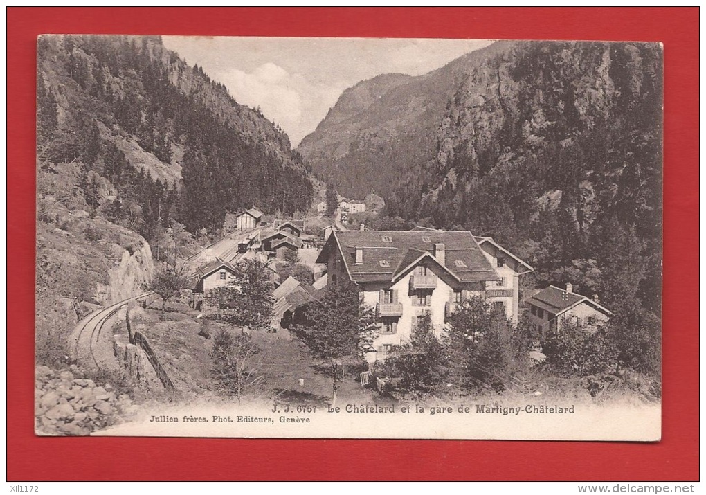 CTET-22 Le Châtelard Et La Gare De Martigny-Châtelard. . Jullien 6707 - Martigny