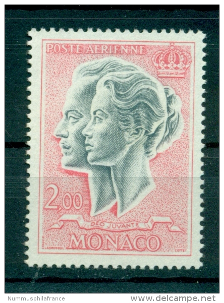 Monaco 1966/71 - Y &amp; T  N. 87  Poste Aerienne - Couple Princier - Poste Aérienne