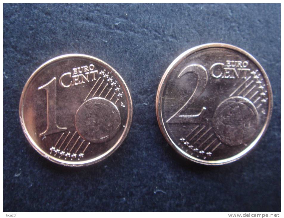 Estonia, 1 AND 2  Euro CENT  2012   UNC - Estland