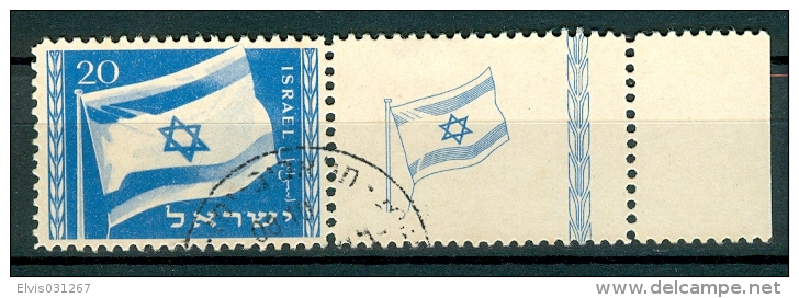 Israel - 1949, Michel/Philex No. : 16, - USED - *** - Full Tab RIGHT - Gebraucht (mit Tabs)