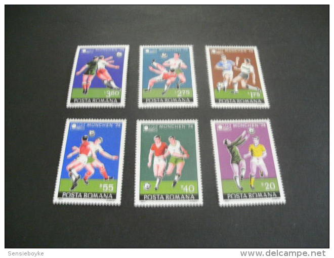 K9192- Set MNh Romania 1974- Worldcup Football Munich - 1974 – Germania Ovest