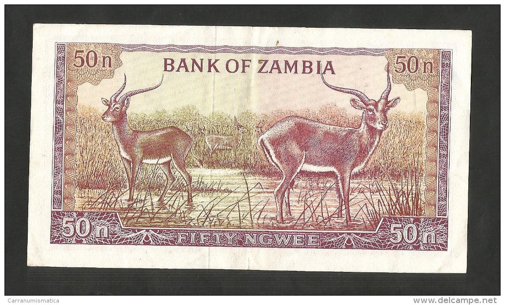 [NC] ZAMBIA - BANK Of ZAMBIA - 50 NGWEE (1969) - Zambia