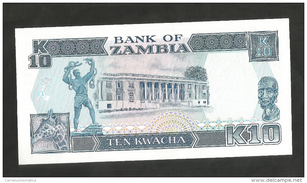 [NC] ZAMBIA - BANK Of ZAMBIA - 10 KWACHA (1989 - 1991) - Zambia