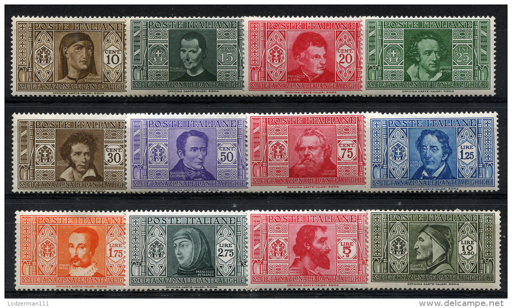 ITALY 1932 - Yv.283-294 (Mi.373-384, Sc.268-279) MNH (postfrisch) VF - Neufs