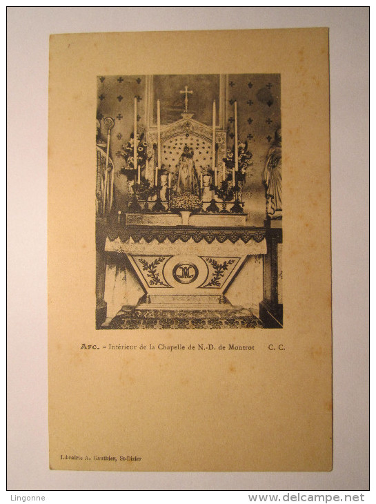ARC En BARROIS Interieur De La Chapelle De Notre Dame De MONTROT - Arc En Barrois