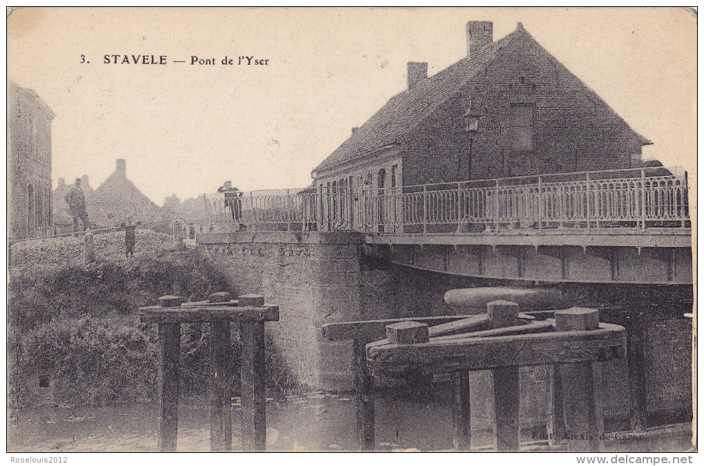 STAVELE : Pont Sur L'Yser - Alveringem