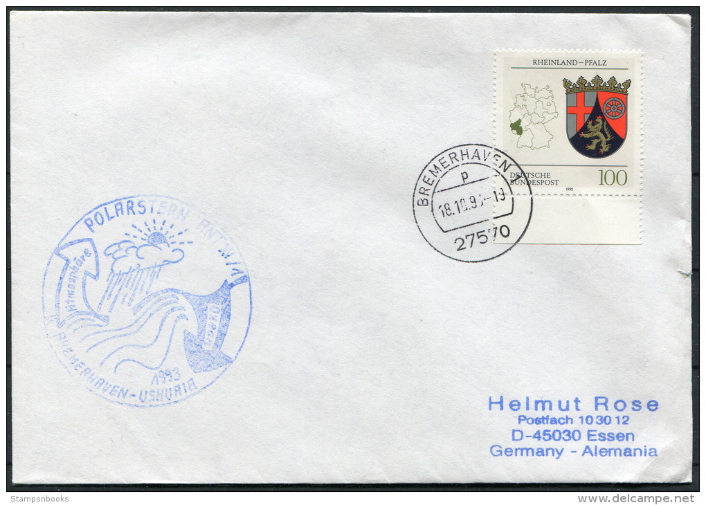 Germany Deutsche Bremerhaven Antarctic F/S Polarstern Ship Brief - Navi Polari E Rompighiaccio