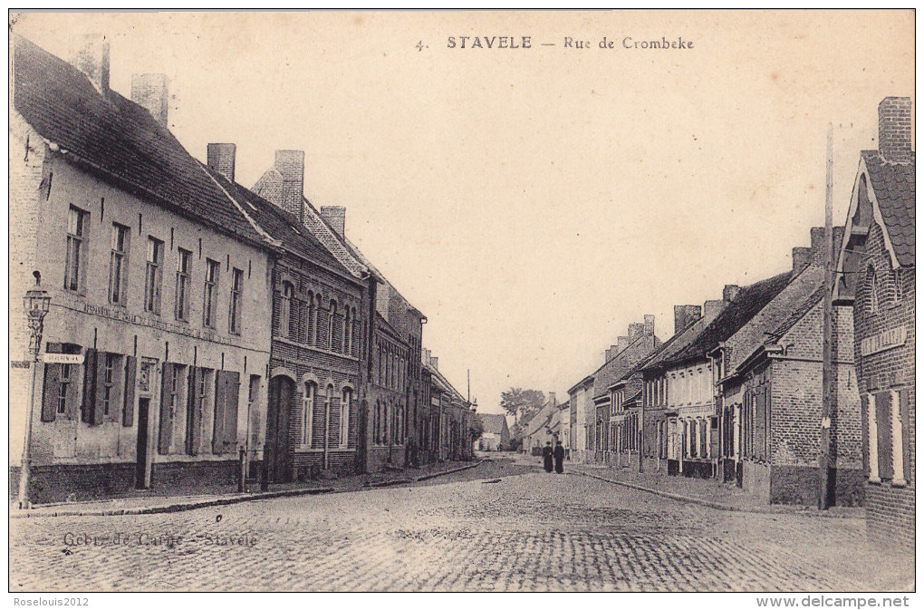 STAVELE : Rue De Crombeke - Alveringem