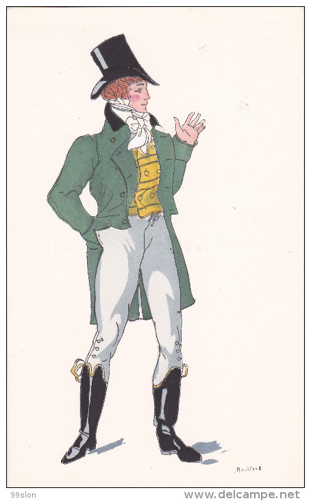 Illustrateur ROUILLIER - Histoire Du Costume Français - Empire 1811 - Rouillier