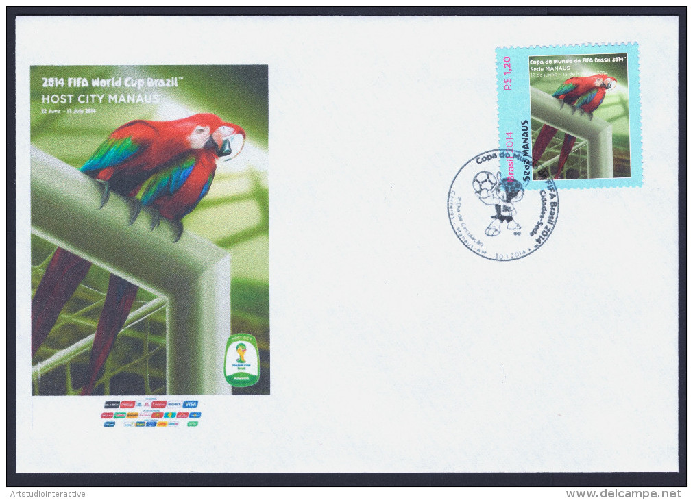 2014 BRASILE "CIADADES SEDE - MONDIALI DI CALCIO 2014" SET FDC