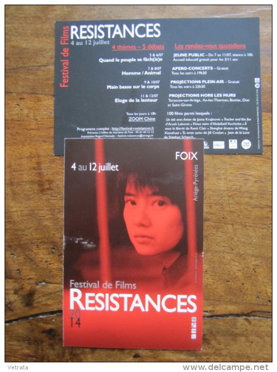 Carte : Festival De Films Résistances, Foix, 2014 - Sonstige & Ohne Zuordnung