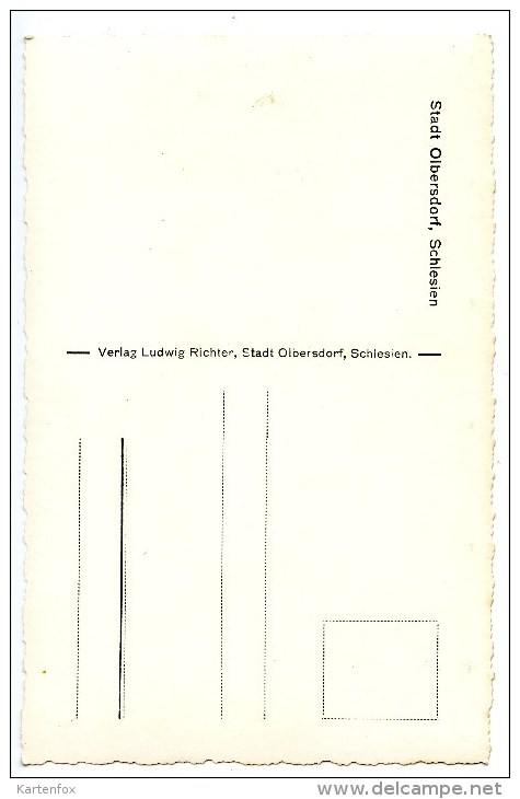 Olbersdorf, 1937, Schlesien, Görlitz, Verlag Richter, - Görlitz