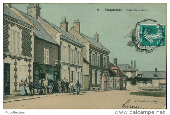 60 MAIGNELAY MONTIGNY / Place Du Marché /  Carte Couleur Glacée - Maignelay Montigny