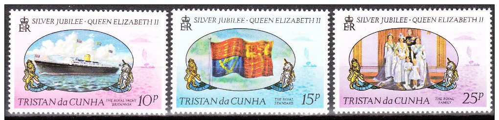 Tristan Da Cunha 213-5 "25 Jahre Regentschaft Von Königin Elisabeth II."  MNH / ** / Postfrisch - Tristan Da Cunha