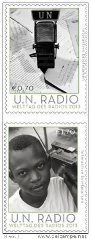 ONU Vienne 2013 - UN Radio Paire ** - Unused Stamps