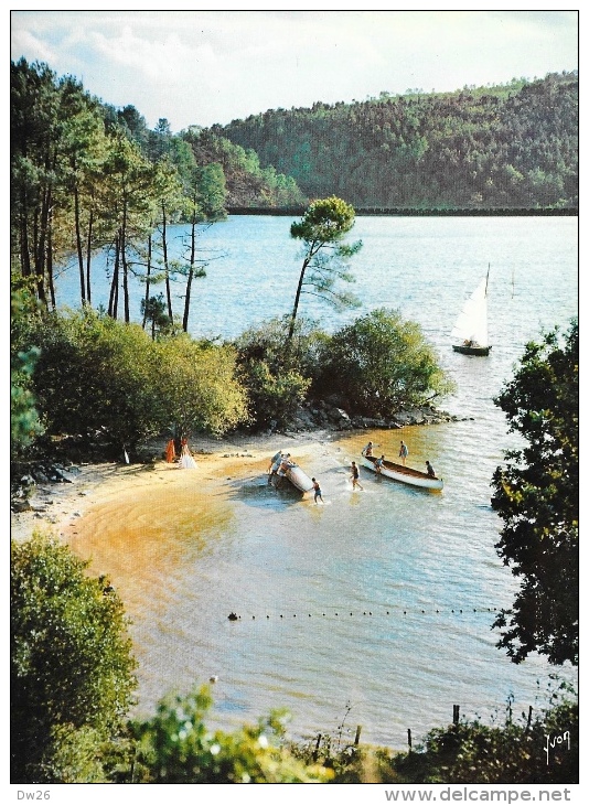 La Bretagne Pittoresque - Lac De Guerlédan - Canoë, Voilier - Carte Yvon Grand Format (15x21), Non Circulée - Autres & Non Classés