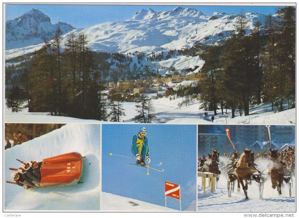 Suisse,helvetia,swiss,schweiz,svizzera,switzerland ,GRISONS,SAINT MORITZ ,district De MALOJA,photo Montage - Mon