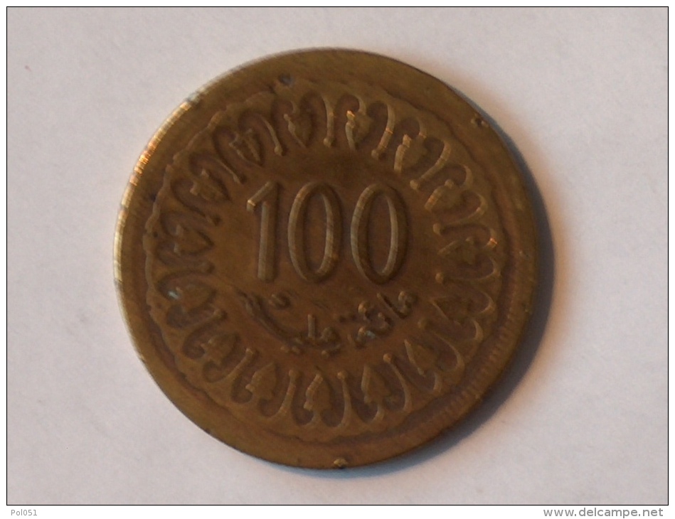 TUNISIE 100 Millim 1960 1380 - Túnez