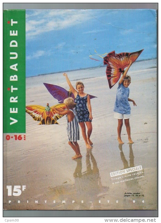 Catalogue VERTBAUDET - Vente Par Correspondance - Printemps 1994 - 224 Pages - Mode