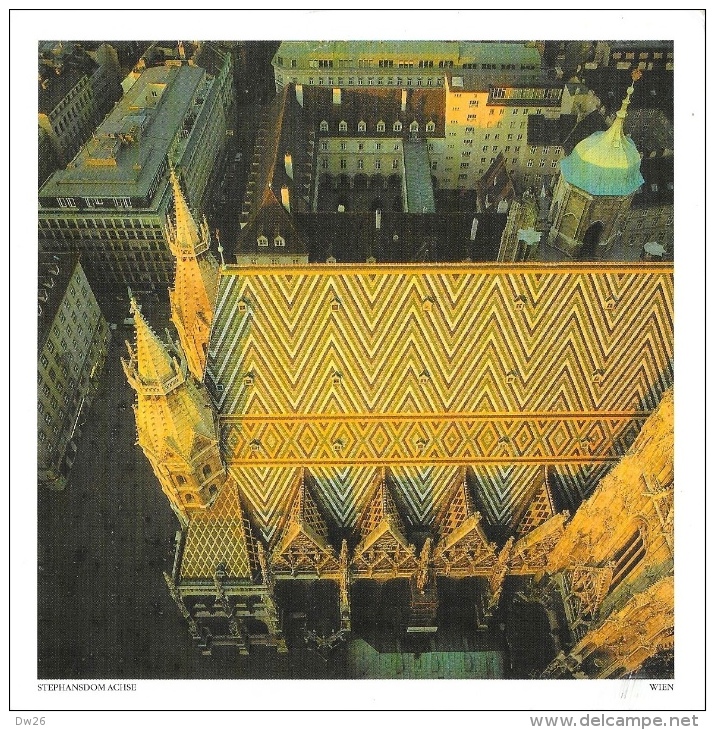 Wien - Stephansdom Achse - Carte Grand Format (15x15) - Churches