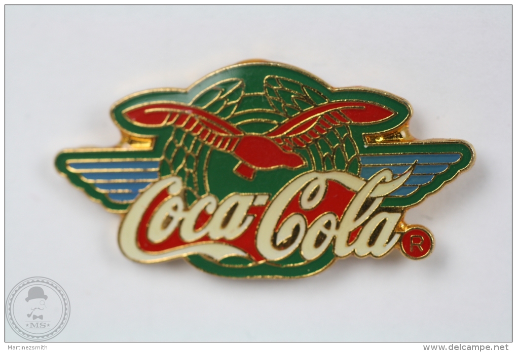 Coca Cola - Bird Flying  - Advertising Pin Badge #PLS - Coca-Cola