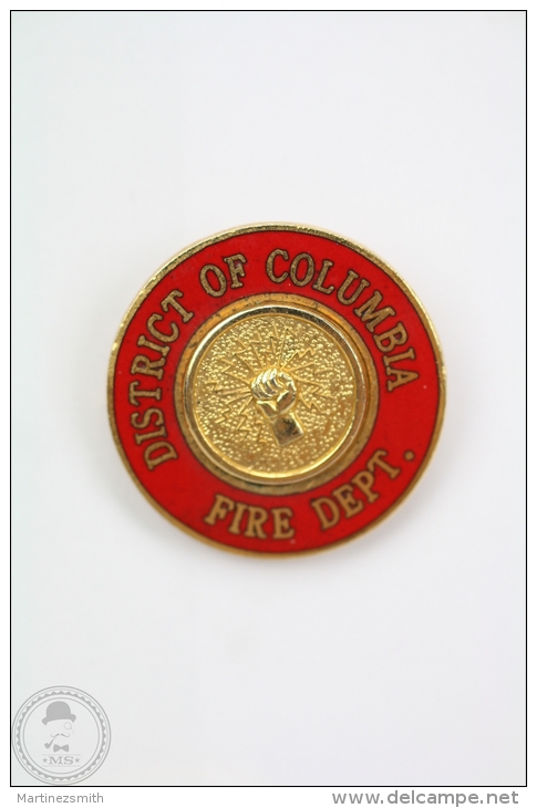 District Of Columbia - Fire Department - Pin Badge #PLS - Bomberos