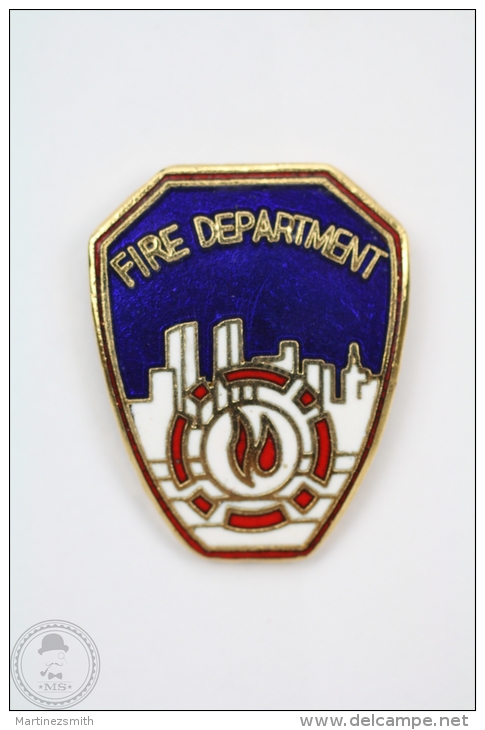 New York Fire Department Logo - Pin Badge #PLS - Bomberos