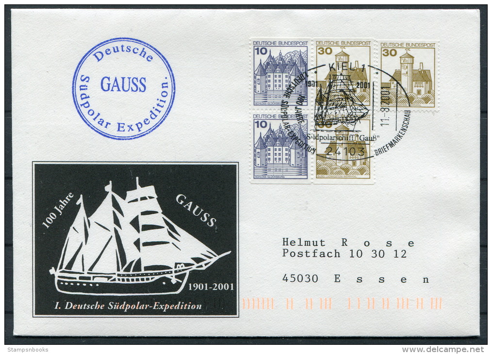 2001 Germany Kiel Antarctica Antarktis GAUSS Sudpolar Expedition Brief - Events & Commemorations