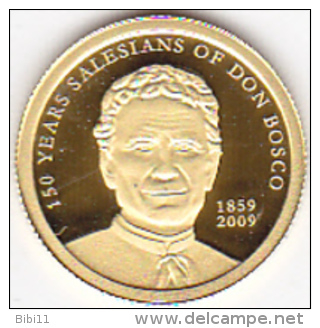 PALAU. 1 DOLLAR 2009.OR, GOLD. 15 000 Ex. PROOF .DON BOSCO - Palau