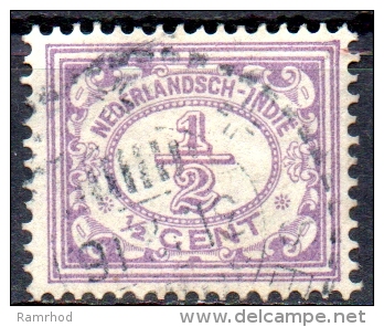 NETHERLANDS INDIES 1912 Numeral - 1/2c. - Lilac FU - Niederländisch-Indien