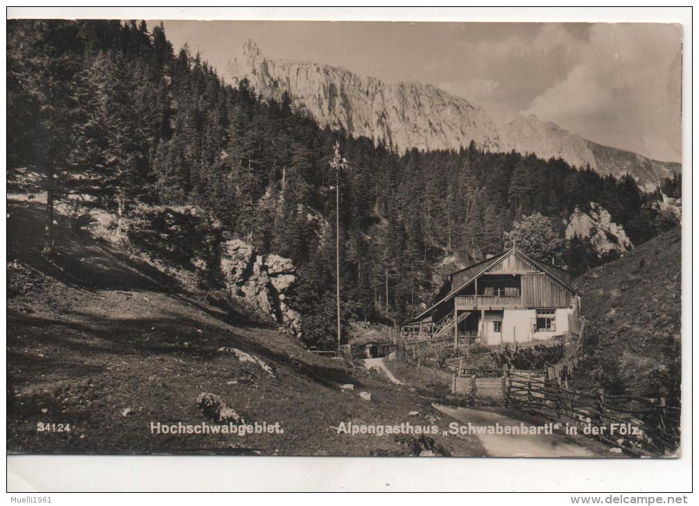 Nr.  1802,  Hochschwabgebiet, Alpengasthaus Schwabenbartl In Der Fölz - Thörl Bei Aflenz