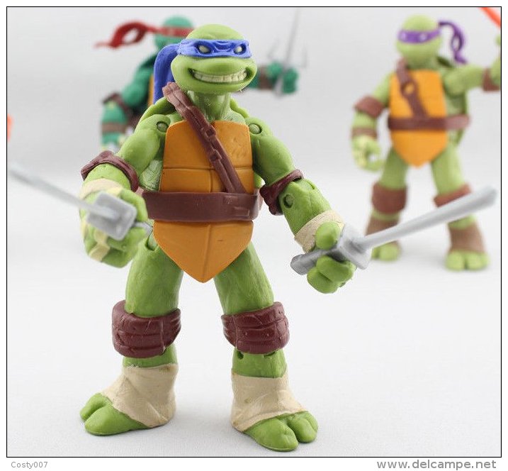 Teenage Mutant Ninja Turtles - Leonardo - Plastic Action Figure CG.021 - Las Tortugas Ninjas