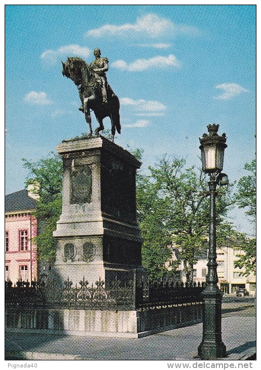 Cp , LUXEMBOURG , LUXEMBOURG , Monument équestre De Guillaume II , Roi Des Pays-Bas Et Grand Duc De Luxembourg - Luxembourg - Ville