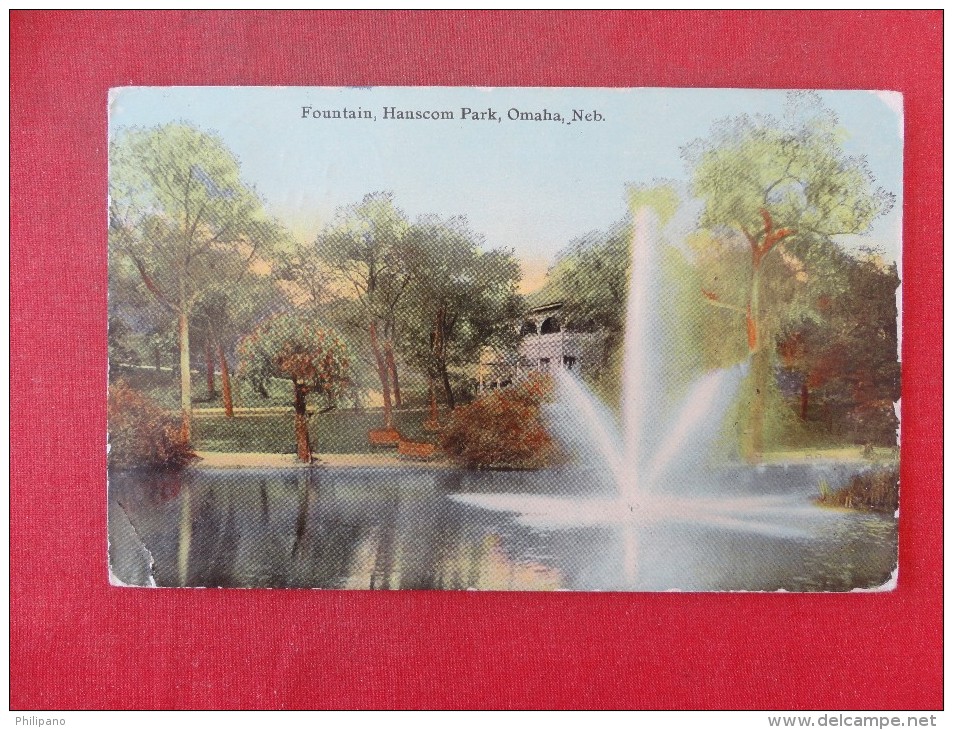 - Nebraska> Omaha  Fountain  Hanscom Park    Ref 1419 - Omaha