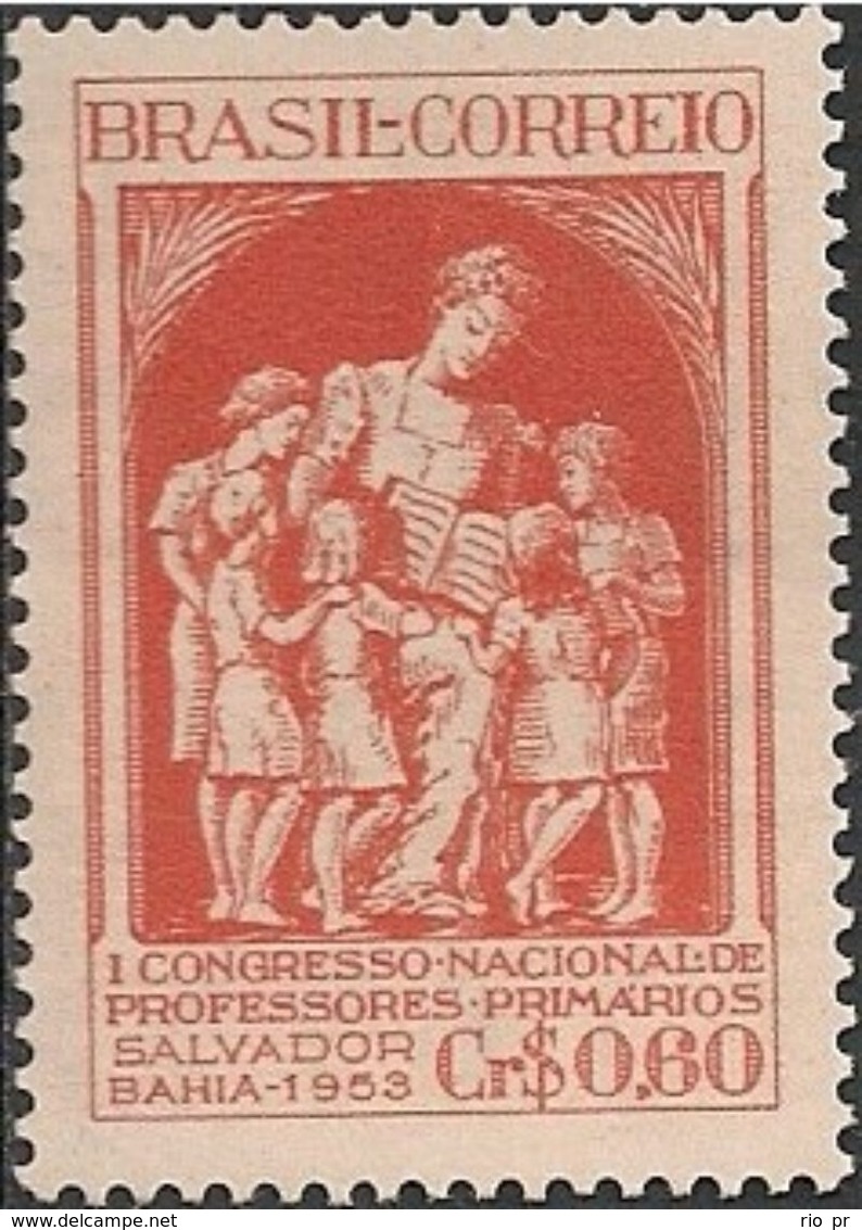 BRAZIL - 1st NATL CONFERENCE OF PRIMARY SCHOOL TEACHERS, SALVADOR 1953 - MNH - Nuovi