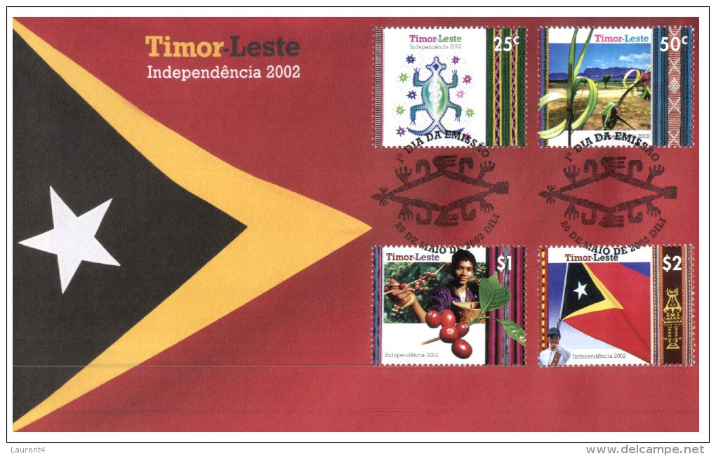 (PH 124) Australia FDC Cover - 2002 - Timor Leste (issued By Aus Post) - Ersttagsbelege (FDC)