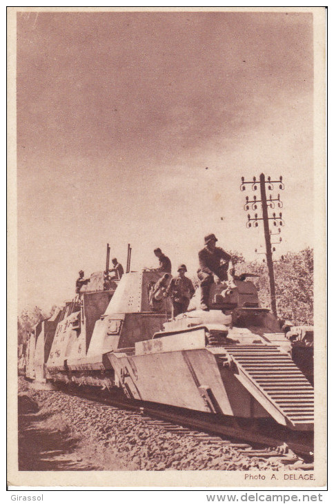 CPSM BATAILLE CHEMIN DE FER EXTRAIT DE FILM RESISTANCE DES CHEMINOTS TRAIN BLINDE SCENE DERAILLEMENT TRAIN DS FILM 1 - Matériel