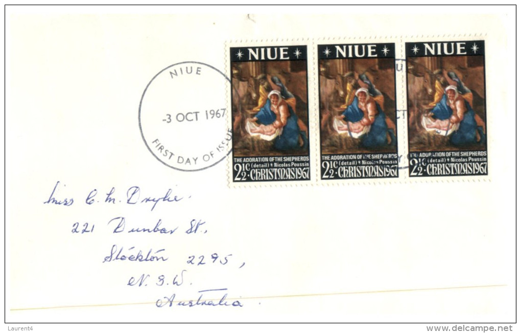 (PH 561) Niue Island FDC Cover - 1967 - Niue