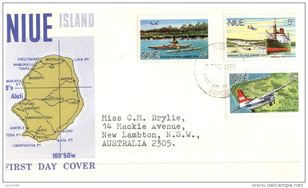 (PH 561) Niue Island FDC Cover - 1970 - Niue