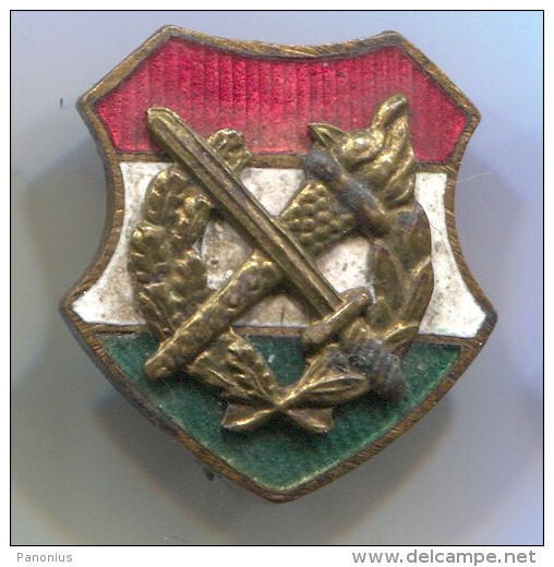 Hungary, Military Sport, Enamel Pin, Old Badge - Autres & Non Classés