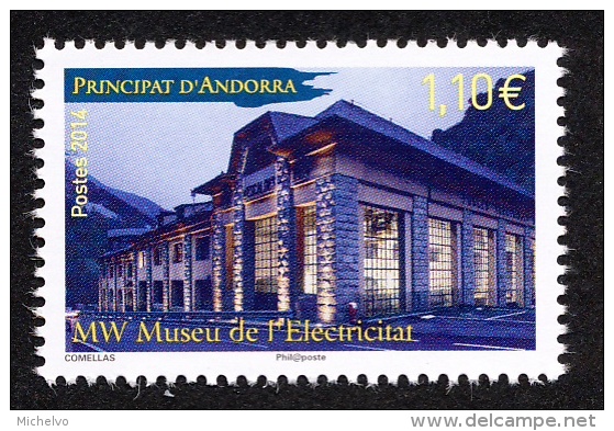 Andorre 2014 - Yv N° 756 ** - Museu MW De L´ Electritat - Nuovi